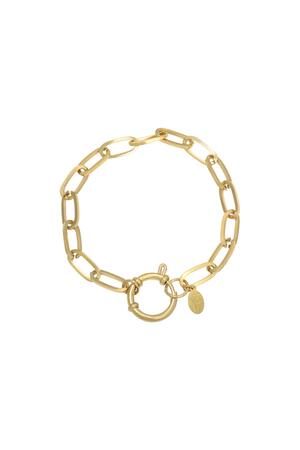Armband Chain Eve Goud Stainless Steel h5 